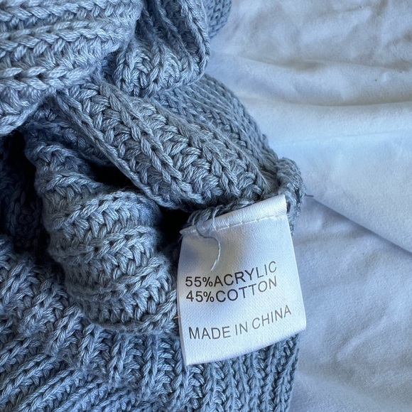 Princess Polly Light Blue Knit Sweater - Picture 5 of 6